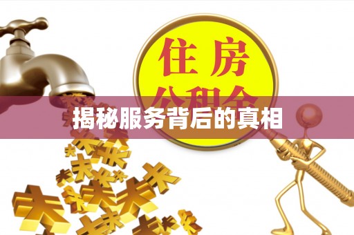 抚顺揭秘服务背后的真相