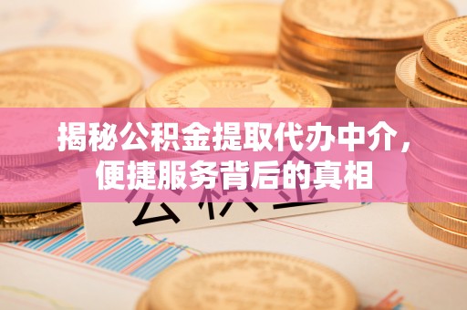 抚顺揭秘公积金提取代办中介，便捷服务背后的真相
