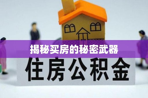 抚顺揭秘买房的秘密武器