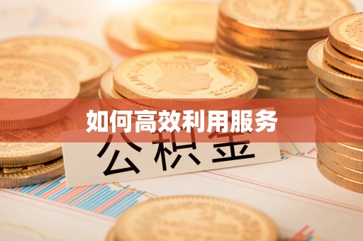抚顺如何高效利用服务